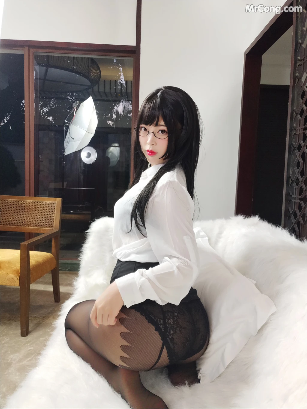 Coser@白烨 Vol.049: 家庭教师 (67 photos)