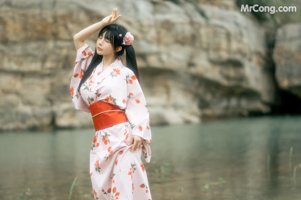 Coser@桜井宁宁: 浴衣 (76 photos)