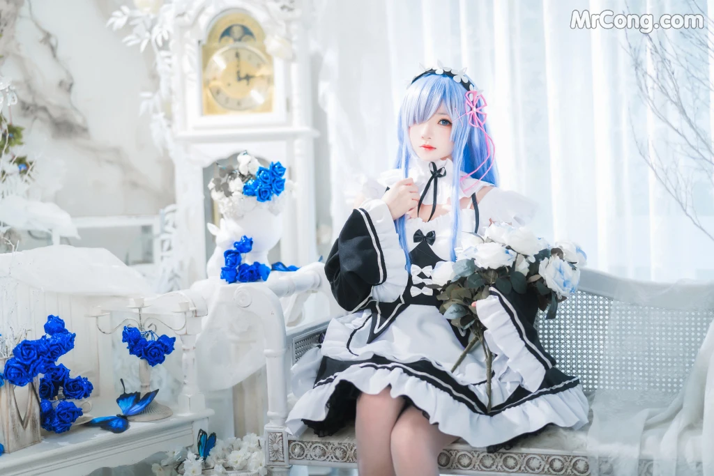 Coser@桜桃喵 Vol.132: 长发蕾姆 (89 photos)
