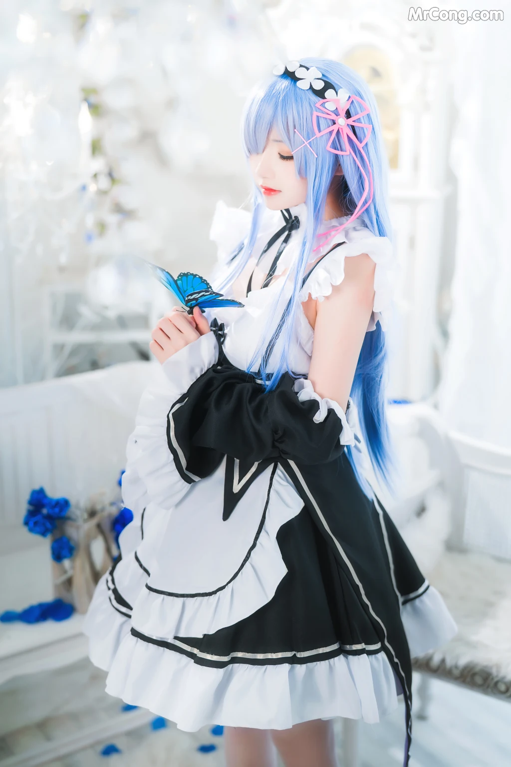 Coser@桜桃喵 Vol.132: 长发蕾姆 (89 photos)