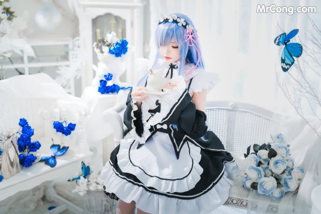 Coser@桜桃喵 Vol.132: 长发蕾姆 (89 photos)