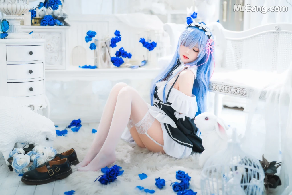 Coser@桜桃喵 Vol.132: 长发蕾姆 (89 photos)