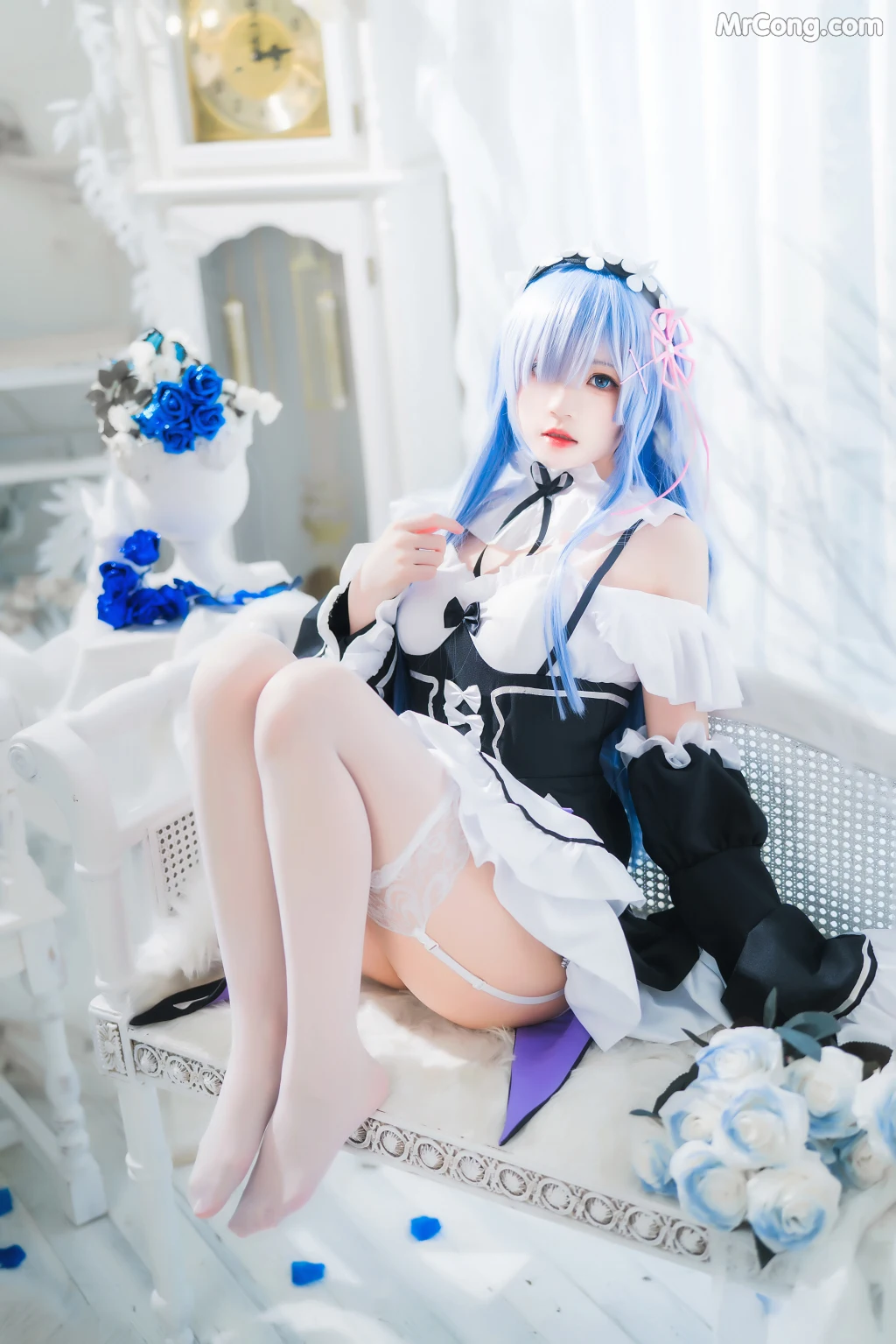 Coser@桜桃喵 Vol.132: 长发蕾姆 (89 photos) – Page 2