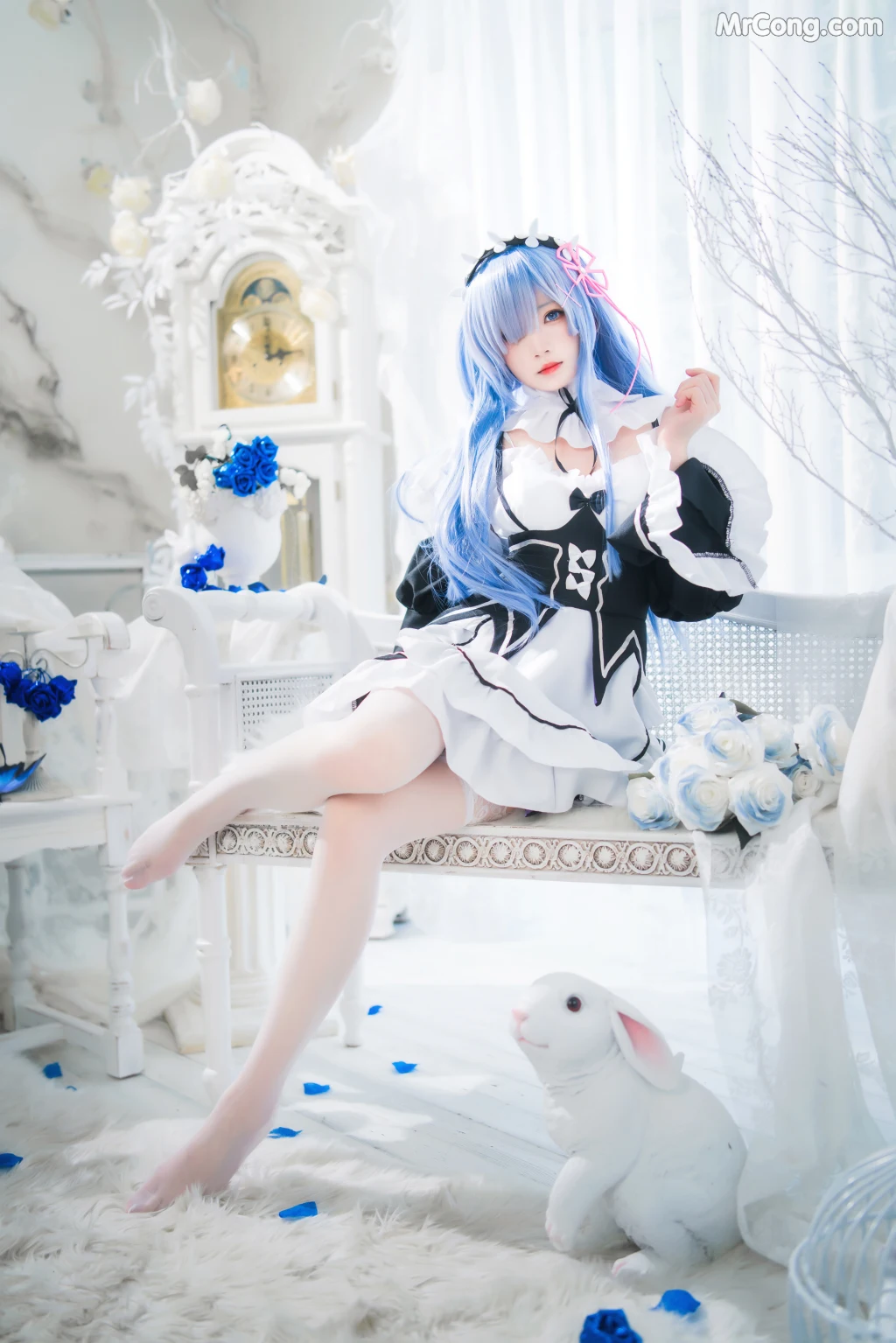 Coser@桜桃喵 Vol.132: 长发蕾姆 (89 photos) – Page 2