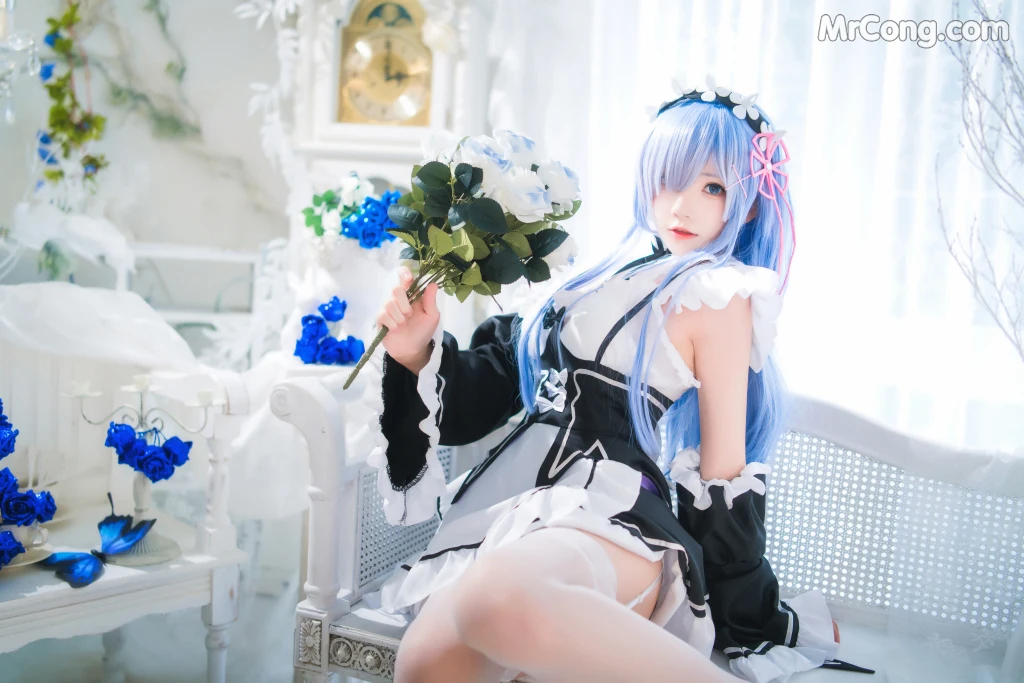 Coser@桜桃喵 Vol.132: 长发蕾姆 (89 photos) – Page 2