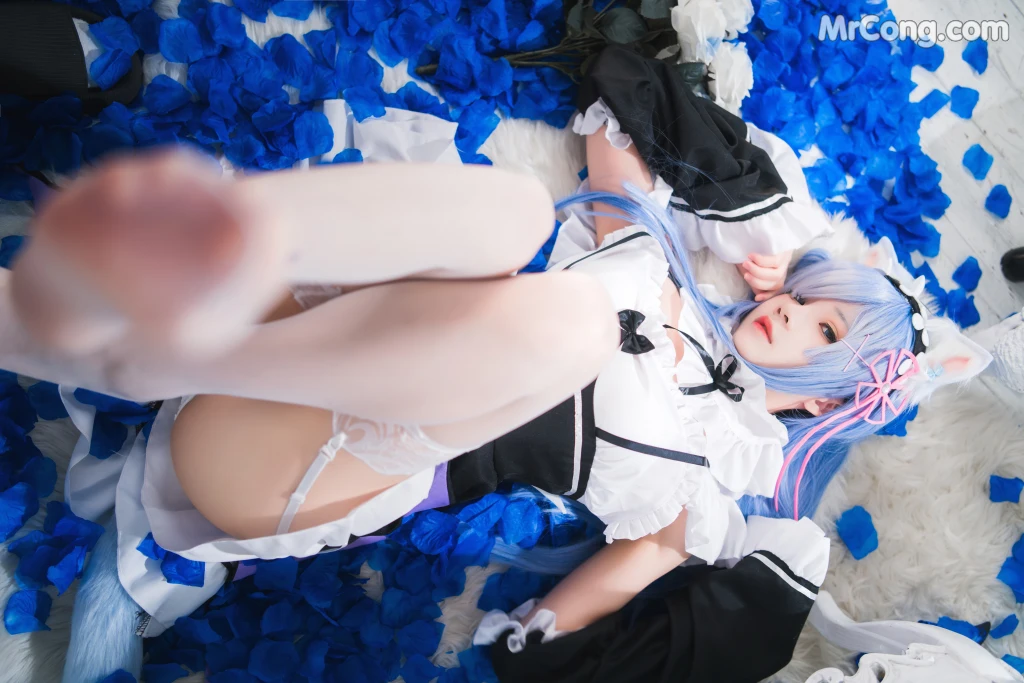 Coser@桜桃喵 Vol.132: 长发蕾姆 (89 photos) – Page 5