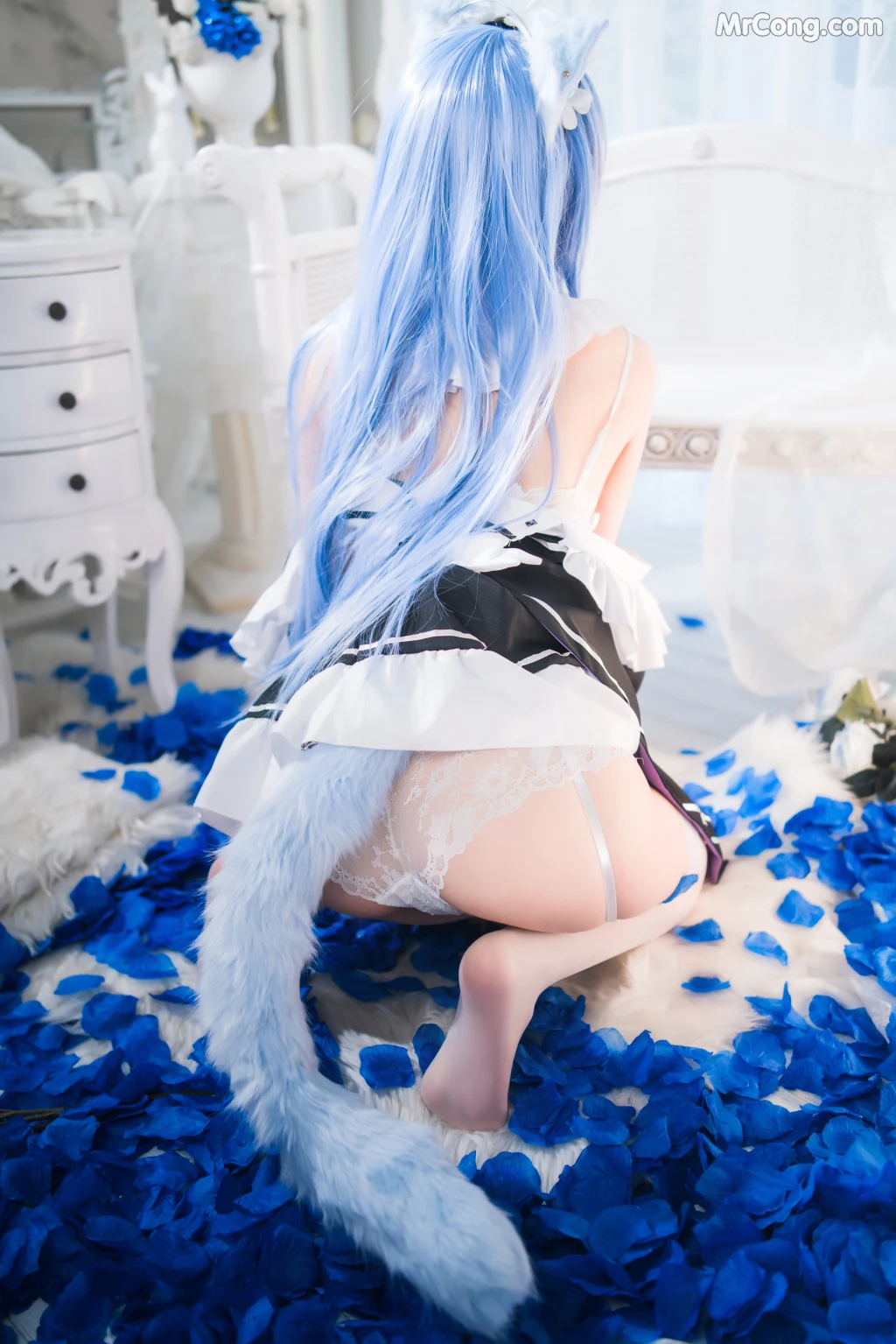 Coser@桜桃喵 Vol.132: 长发蕾姆 (89 photos) – Page 5