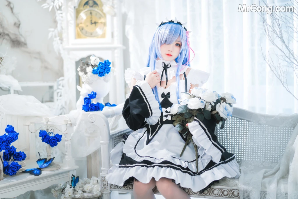 Coser@桜桃喵 Vol.132: 长发蕾姆 (89 photos) – Page 5