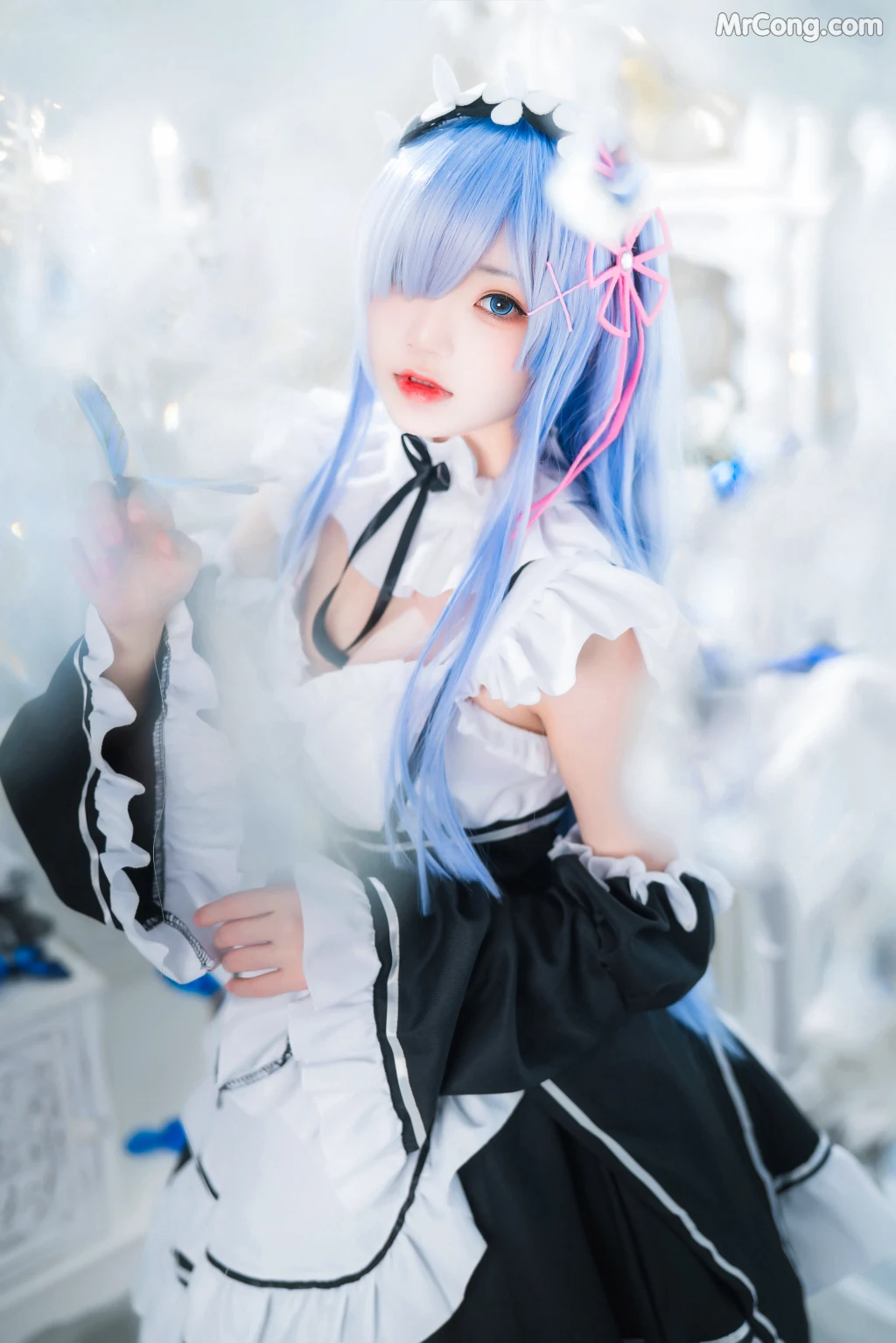 Coser@桜桃喵 Vol.132: 长发蕾姆 (89 photos) – Page 6