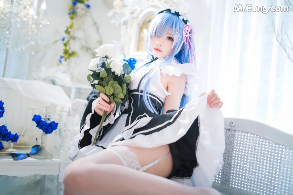 Coser@桜桃喵 Vol.132: 长发蕾姆 (89 photos) – Page 7