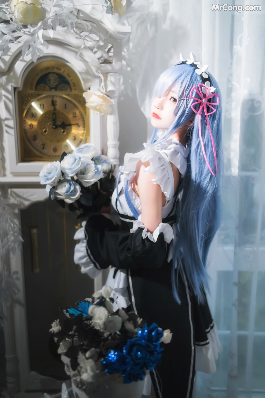 Coser@桜桃喵 Vol.132: 长发蕾姆 (89 photos) – Page 7