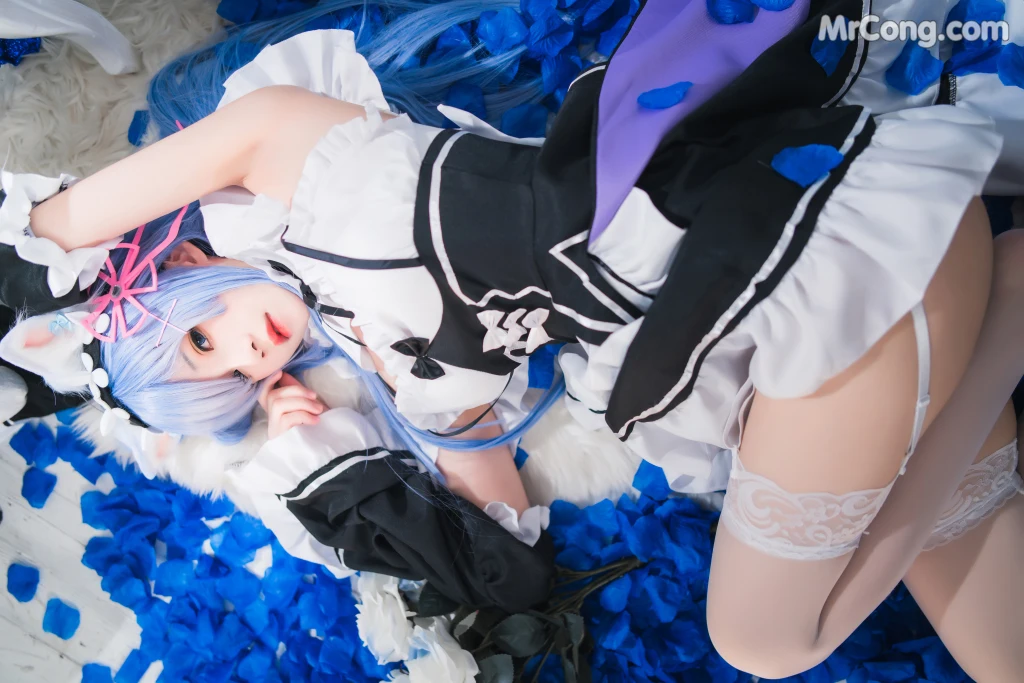 Coser@桜桃喵 Vol.132: 长发蕾姆 (89 photos) – Page 9