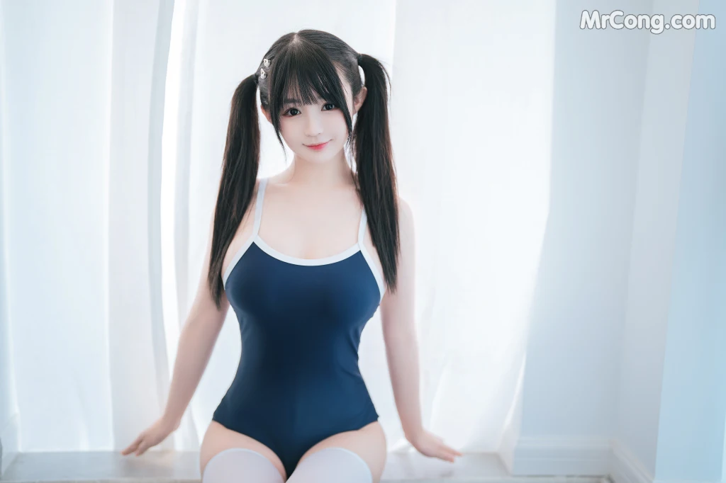 Coser@桜井宁宁 Vol.059: 白丝死库水 (84 photos)