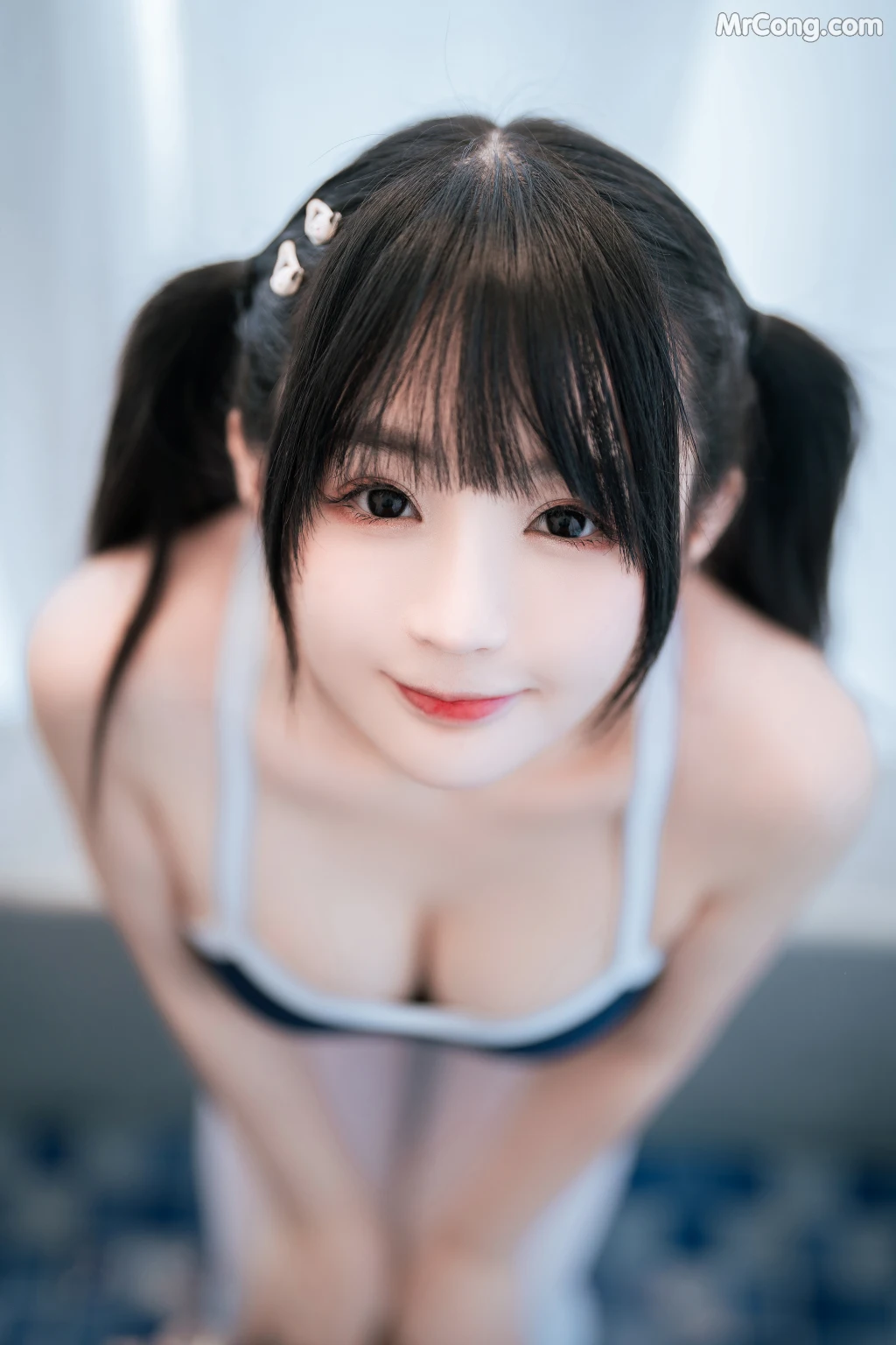 Coser@桜井宁宁 Vol.059: 白丝死库水 (84 photos)