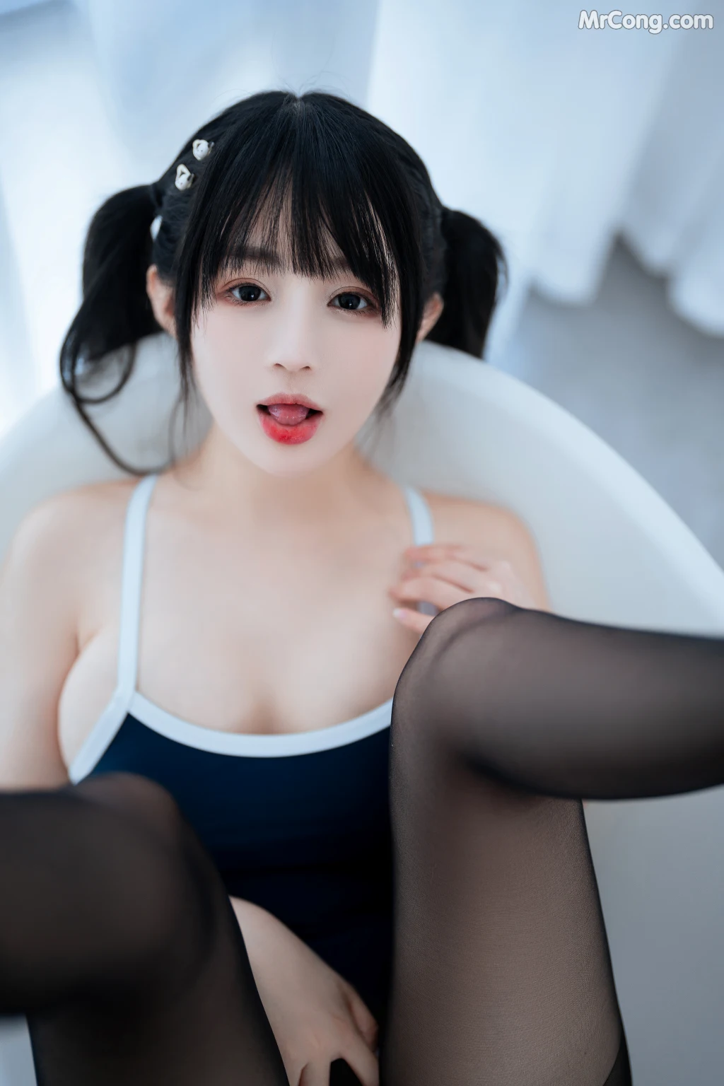 Coser@桜井宁宁 Vol.060: 黑丝死库水 (78 photos) – Page 7