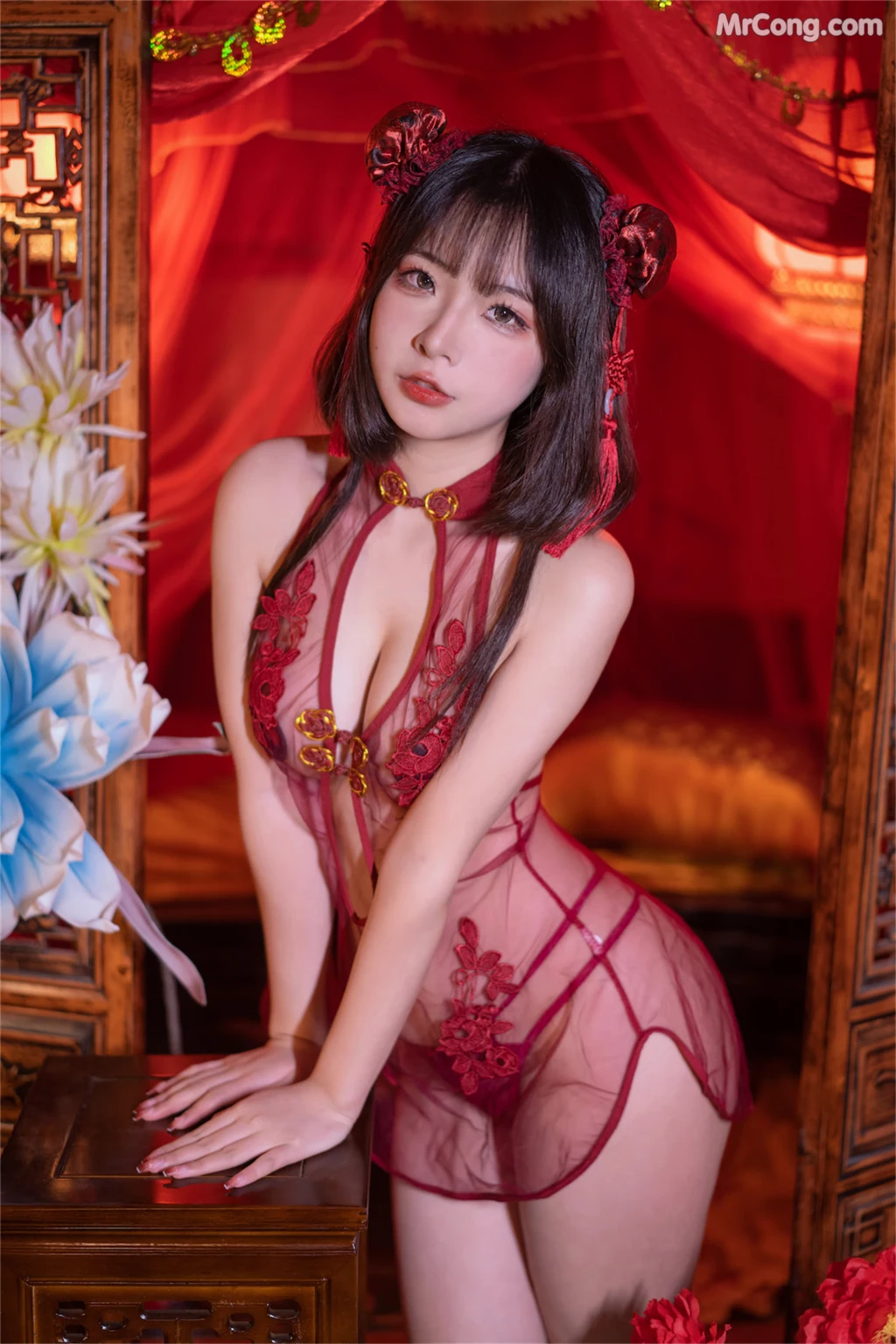 Coser@yuuhui玉汇 No.013: 中华少女 (98 photos)