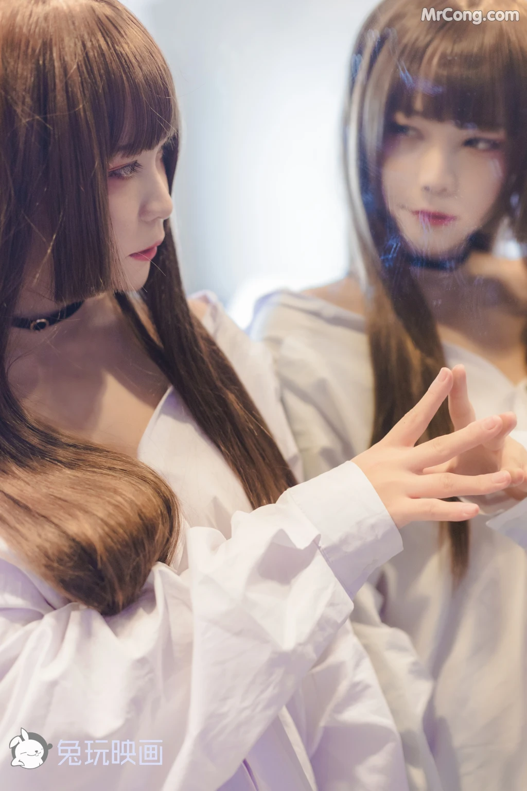 Cosplay@兔玩映画 Vol.020: 白色衬衫 (40 photos)
