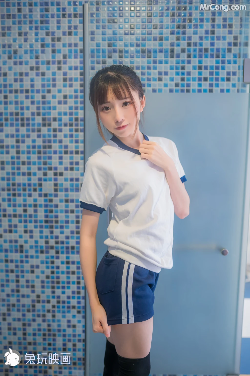 Cosplay@兔玩映画 Vol.021: 湿身体操服 (45 photos)