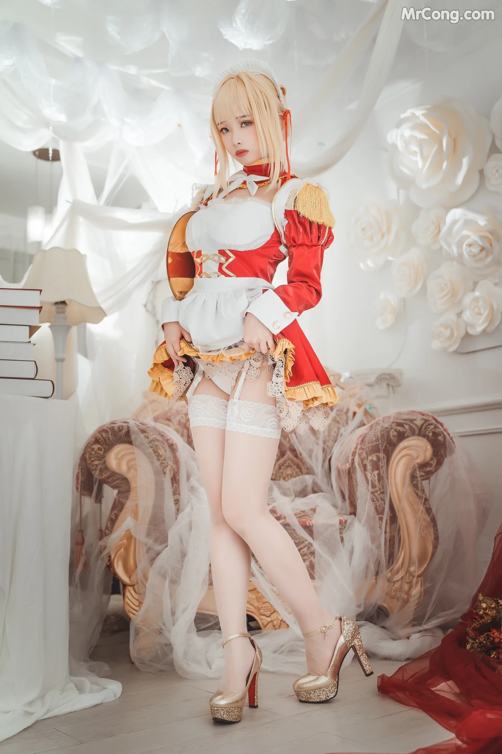 Coser@雯妹不讲道理 No.028: 尼禄女仆 (20 photos)