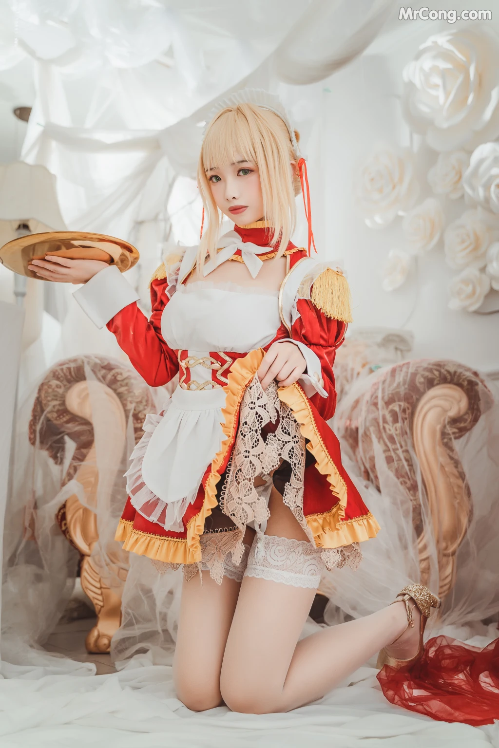 Coser@雯妹不讲道理 No.028: 尼禄女仆 (20 photos)