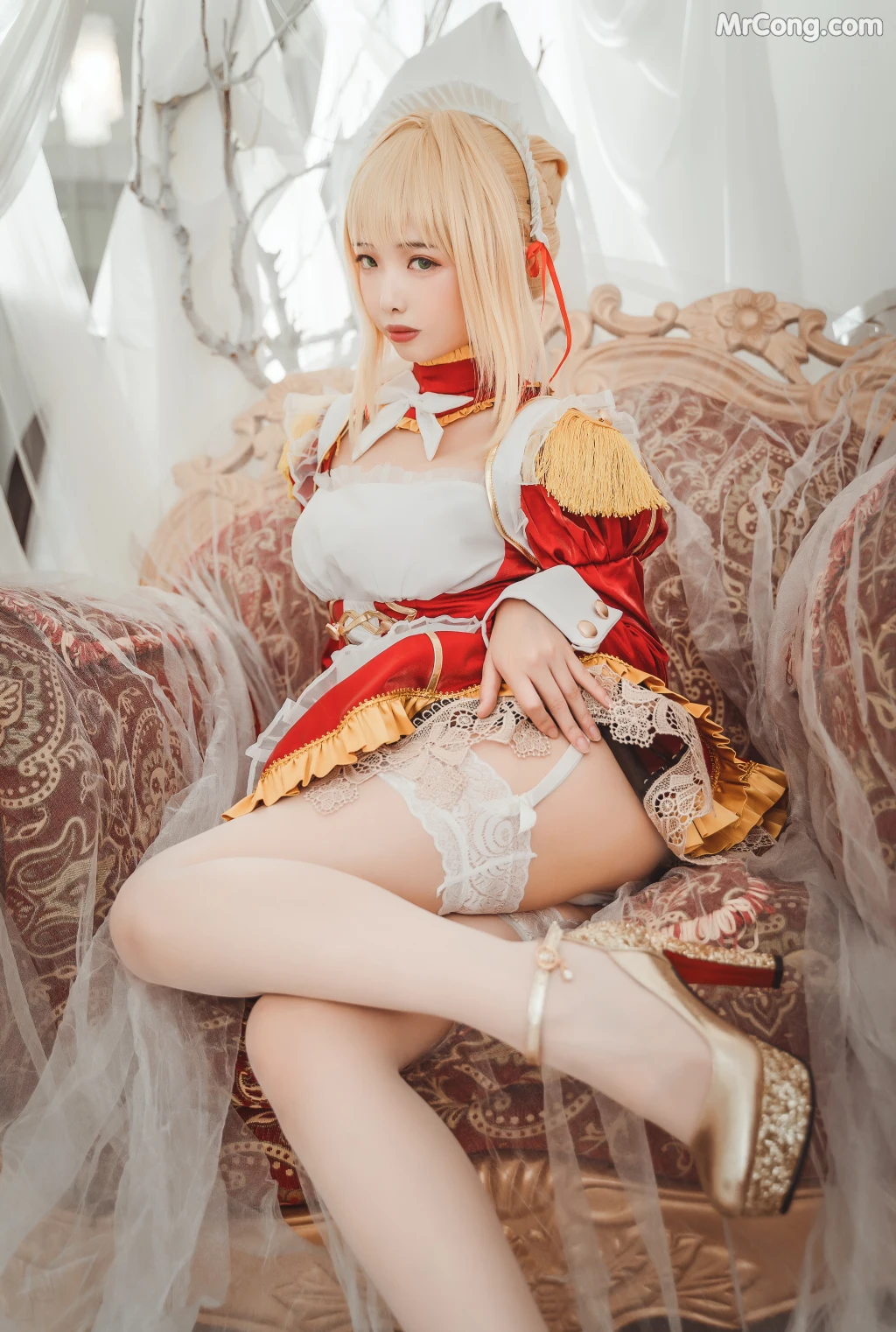 Coser@雯妹不讲道理 No.028: 尼禄女仆 (20 photos)