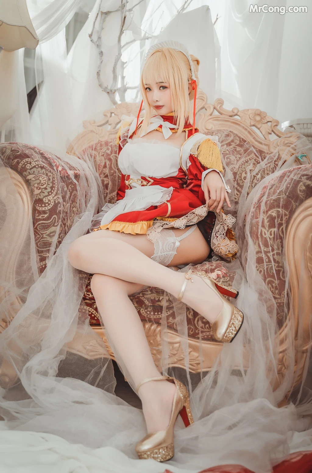 Coser@雯妹不讲道理 No.028: 尼禄女仆 (20 photos)