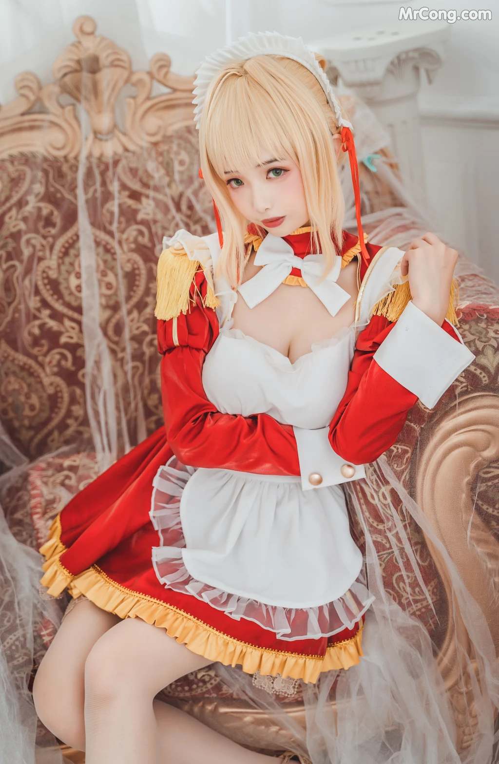 Coser@雯妹不讲道理 No.028: 尼禄女仆 (20 photos)