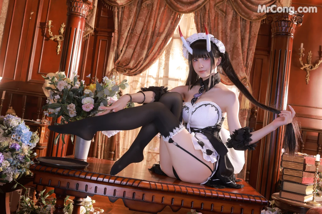 Coser@水淼Aqua Vol.129: AzurLane诺西罗女仆 (61 photos) – Page 2