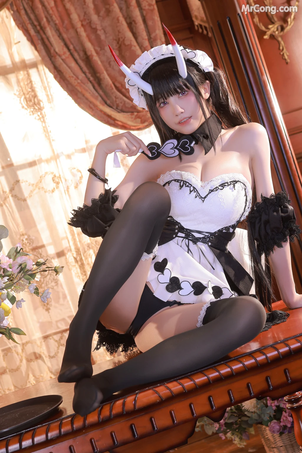Coser@水淼Aqua Vol.129: AzurLane诺西罗女仆 (61 photos) – Page 3