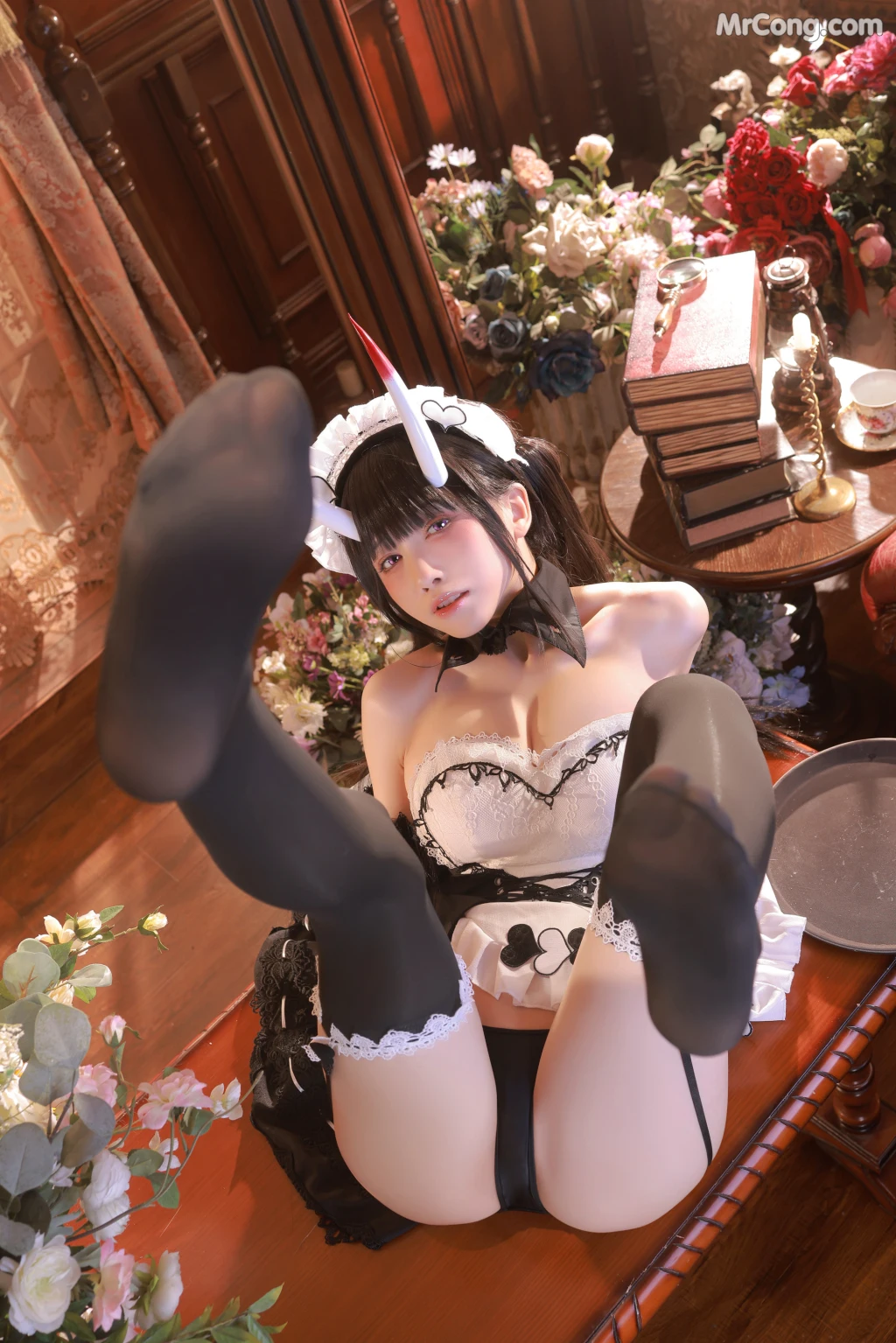 Coser@水淼Aqua Vol.129: AzurLane诺西罗女仆 (61 photos) – Page 4