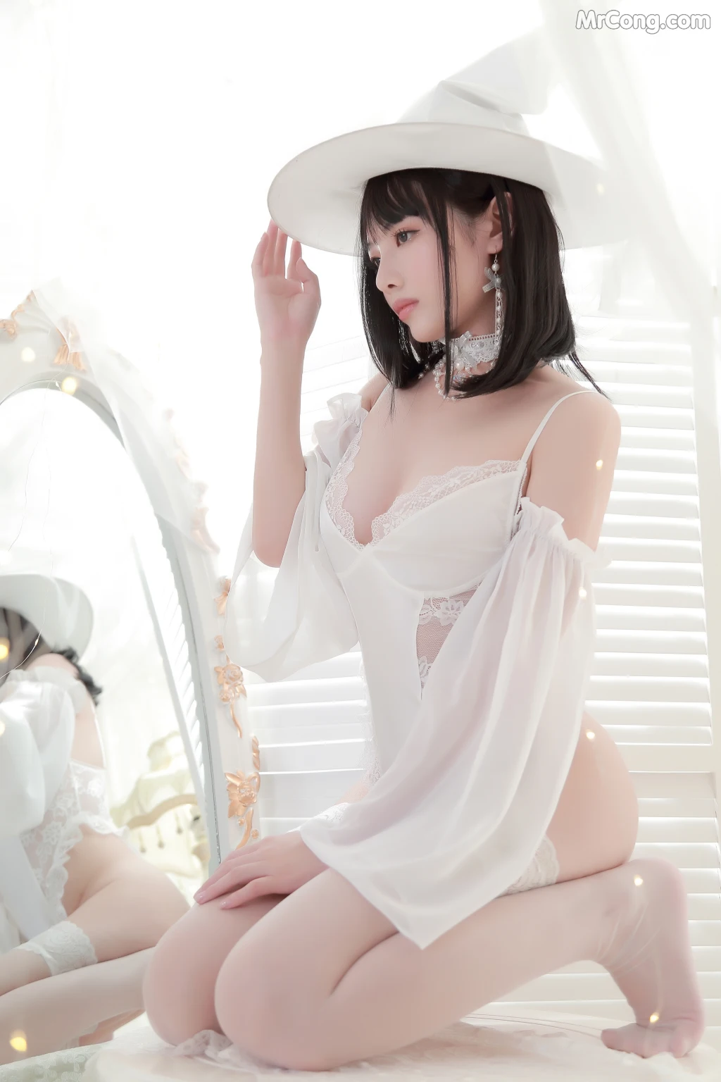 Coser@雯妹不讲道理 No.030: 白女巫 (34 photos) – Page 4