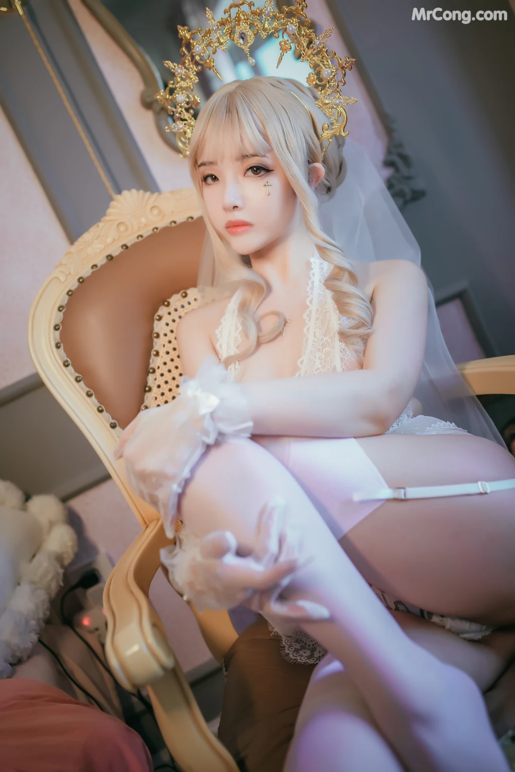 Coser@雯妹不讲道理 No.036: 圣母 (38 photos) – Page 3