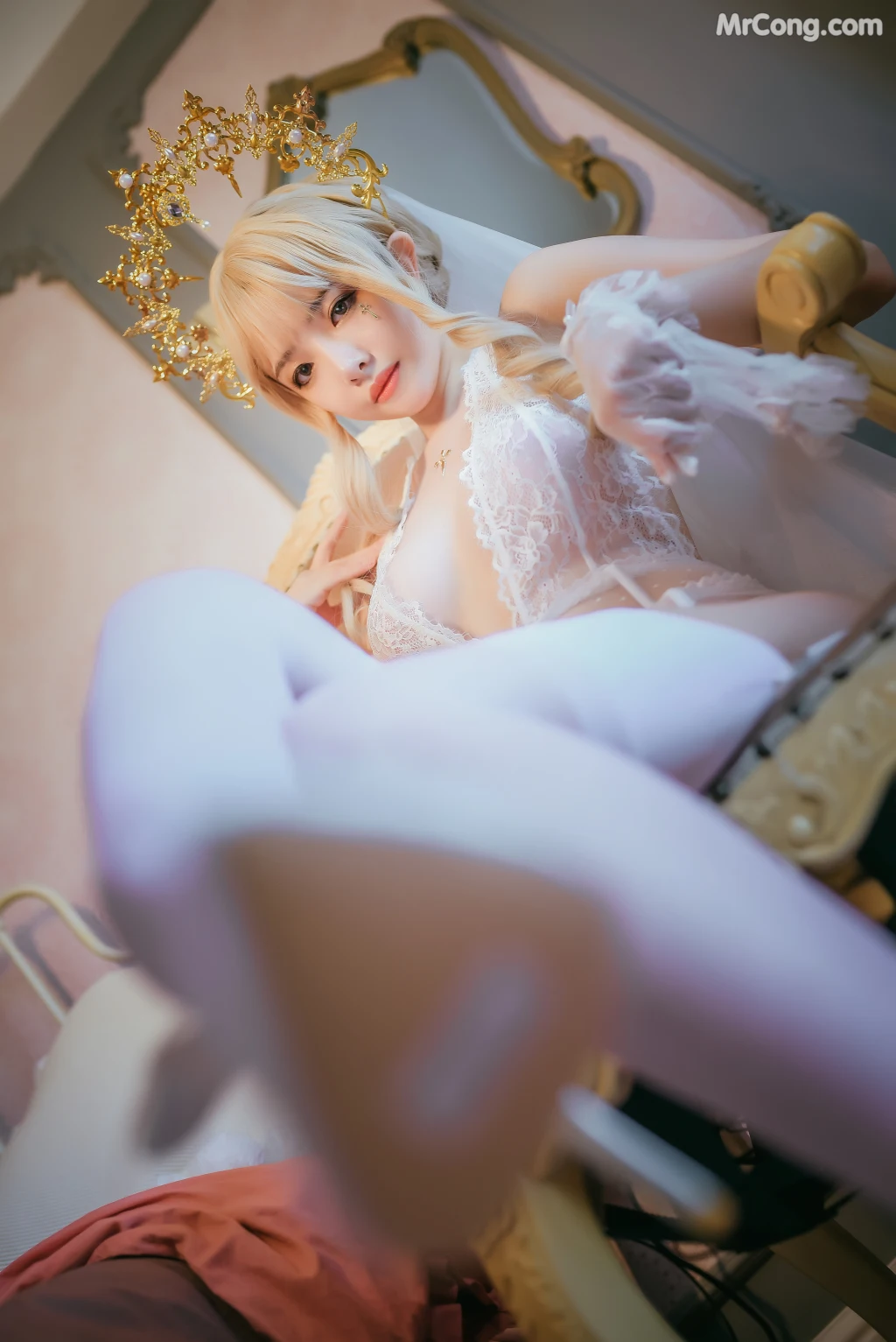 Coser@雯妹不讲道理 No.036: 圣母 (38 photos) – Page 3