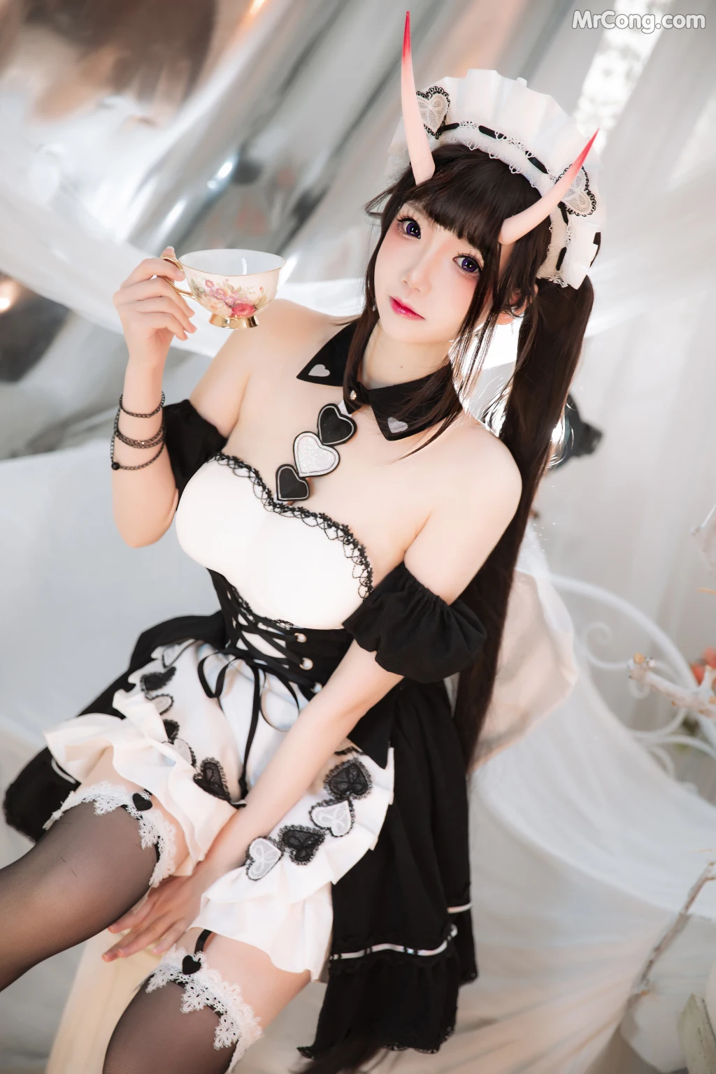 Coser@雪晴Astra (雪晴嘟嘟) Vol.041: 能代女仆 (60 photos)