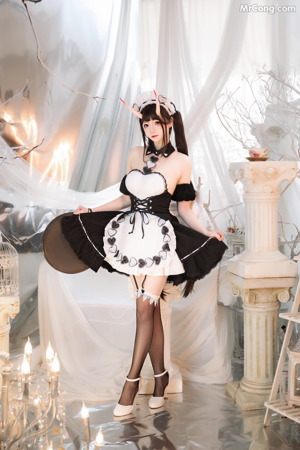 Coser@雪晴Astra (雪晴嘟嘟) Vol.041: 能代女仆 (60 photos) – Page 3
