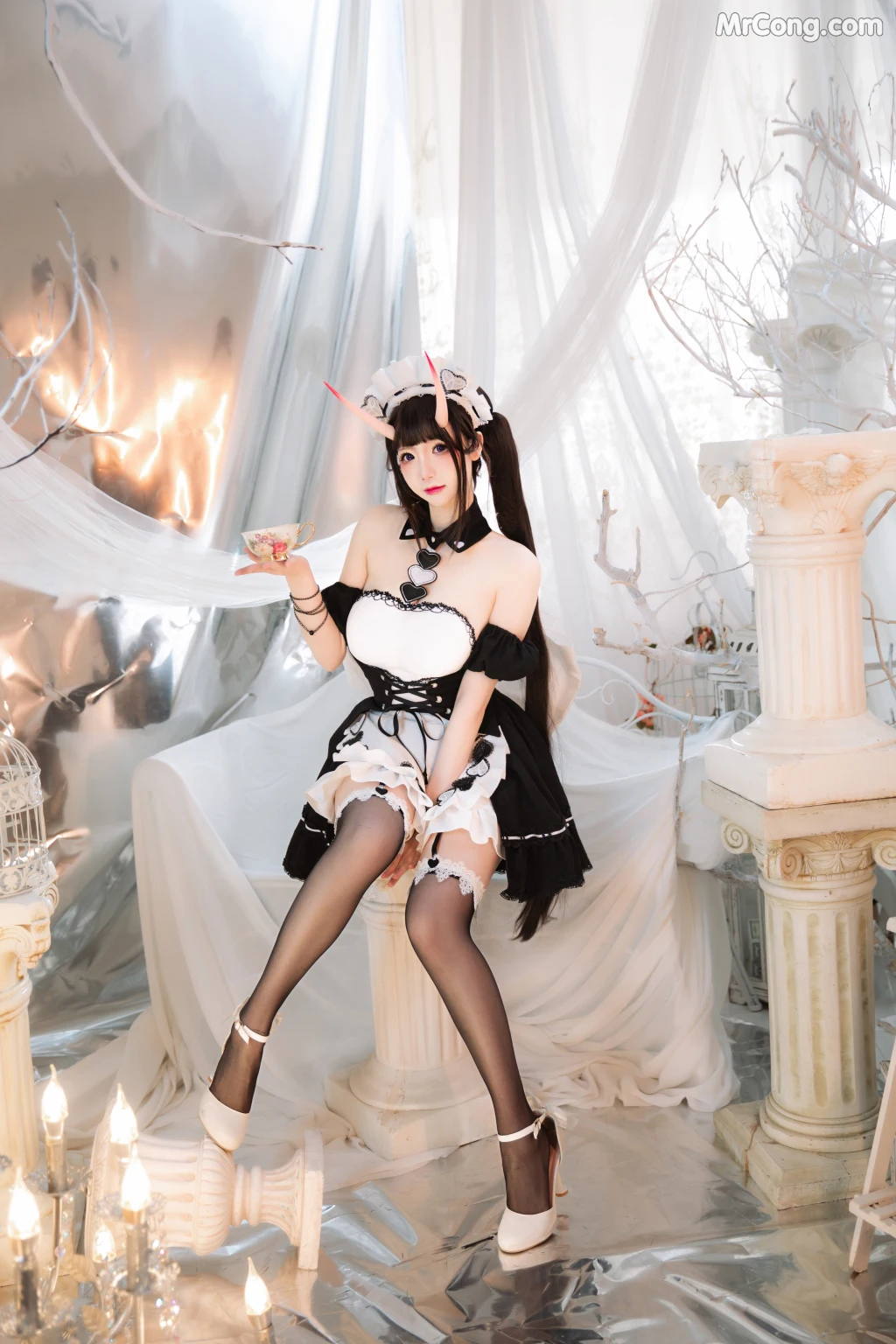 Coser@雪晴Astra (雪晴嘟嘟) Vol.041: 能代女仆 (60 photos) – Page 3
