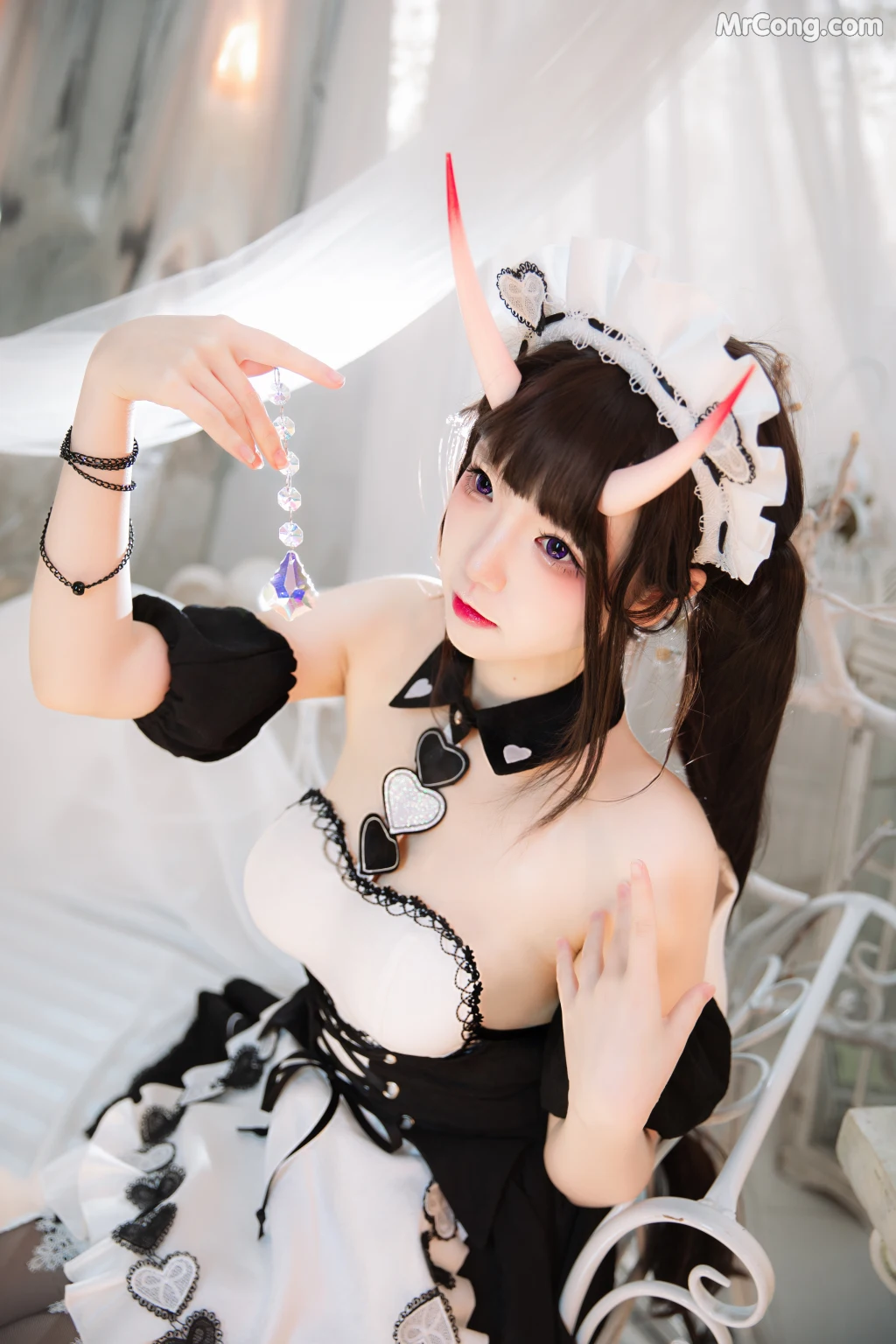 Coser@雪晴Astra (雪晴嘟嘟) Vol.041: 能代女仆 (60 photos) – Page 3