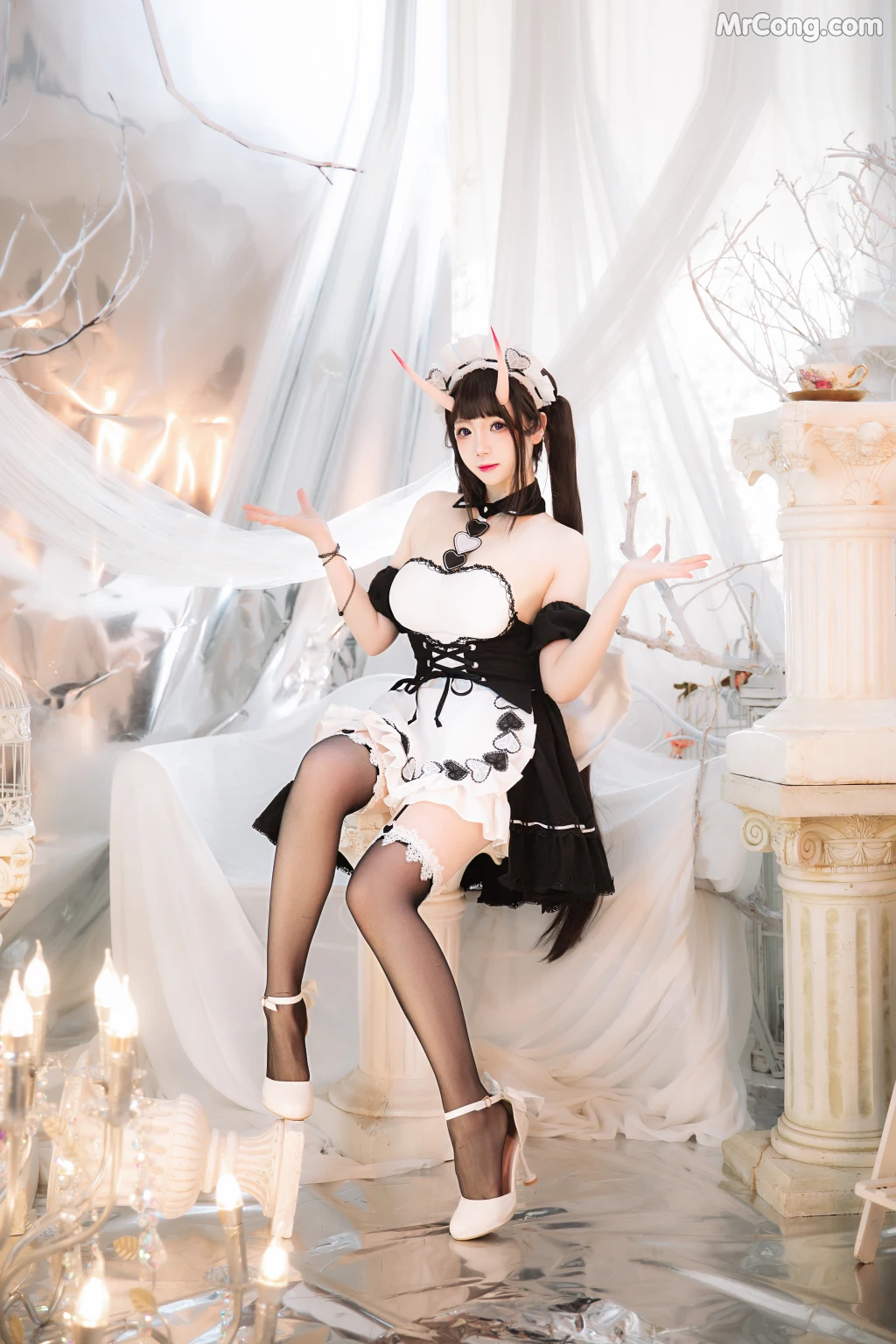 Coser@雪晴Astra (雪晴嘟嘟) Vol.041: 能代女仆 (60 photos) – Page 4