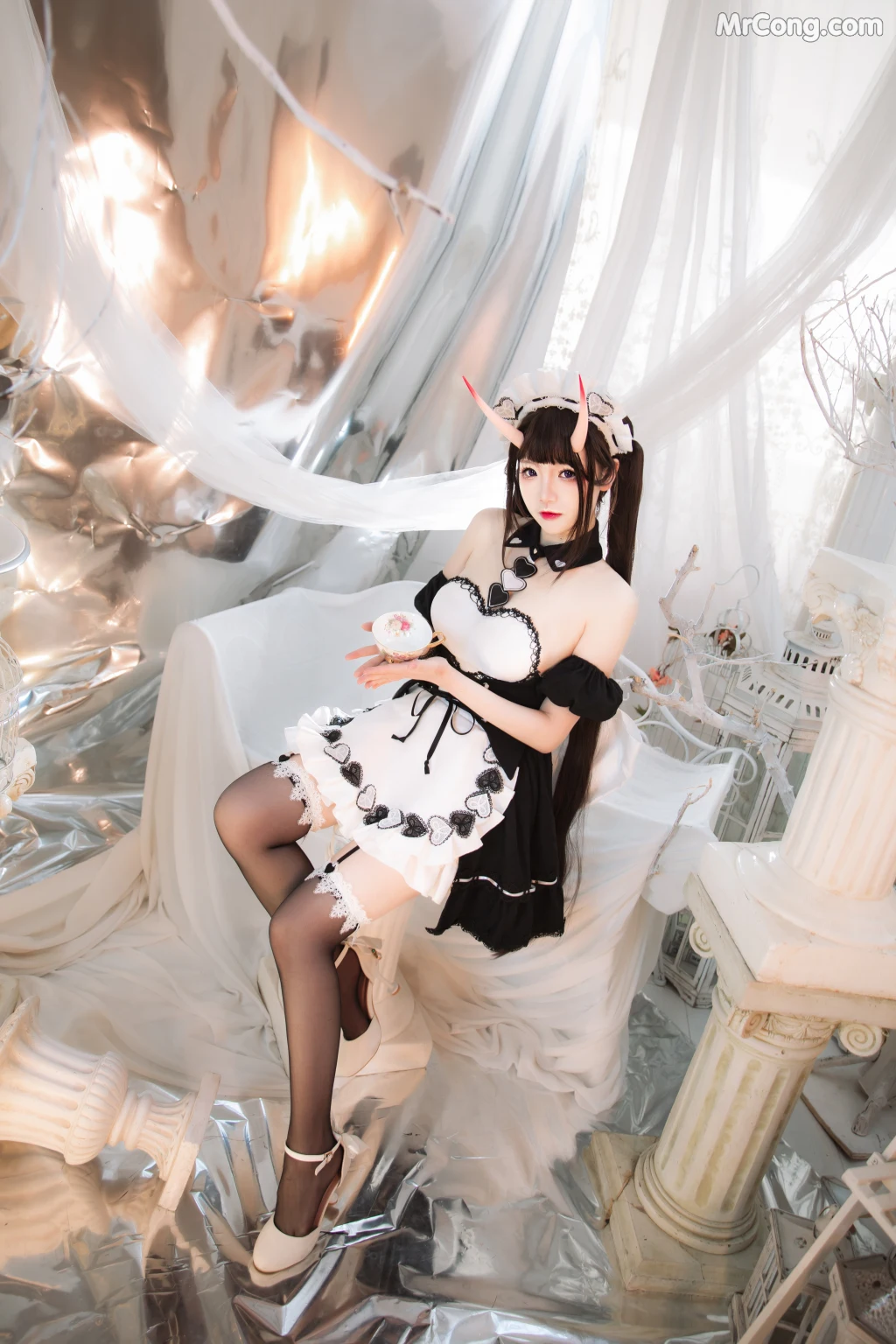 Coser@雪晴Astra (雪晴嘟嘟) Vol.041: 能代女仆 (60 photos) – Page 4