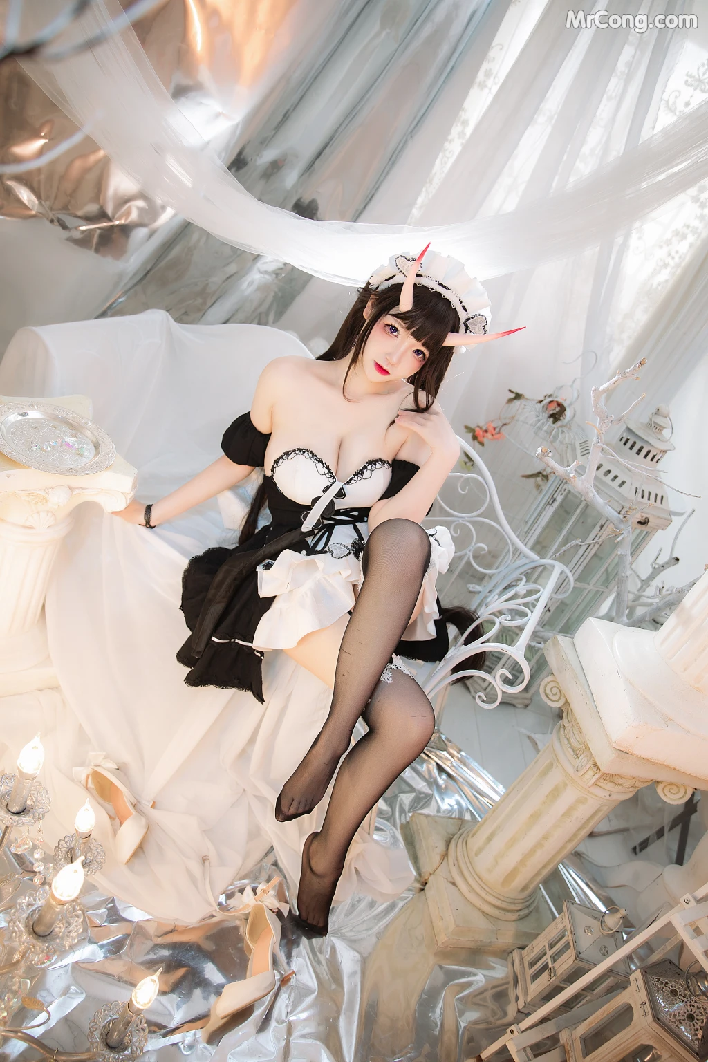 Coser@雪晴Astra (雪晴嘟嘟) Vol.041: 能代女仆 (60 photos) – Page 4