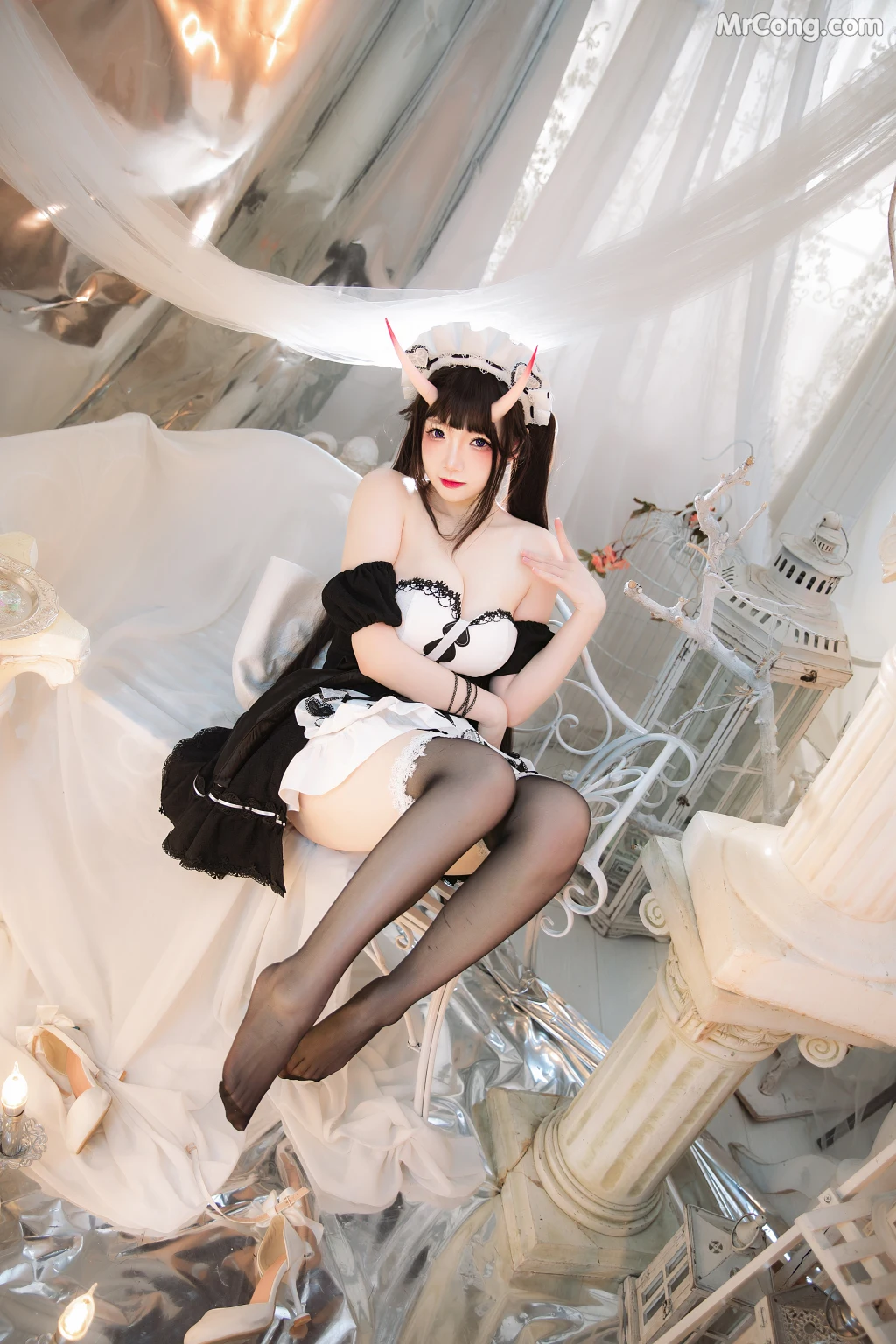 Coser@雪晴Astra (雪晴嘟嘟) Vol.041: 能代女仆 (60 photos) – Page 5