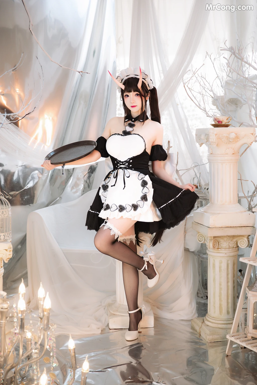 Coser@雪晴Astra (雪晴嘟嘟) Vol.041: 能代女仆 (60 photos) – Page 5