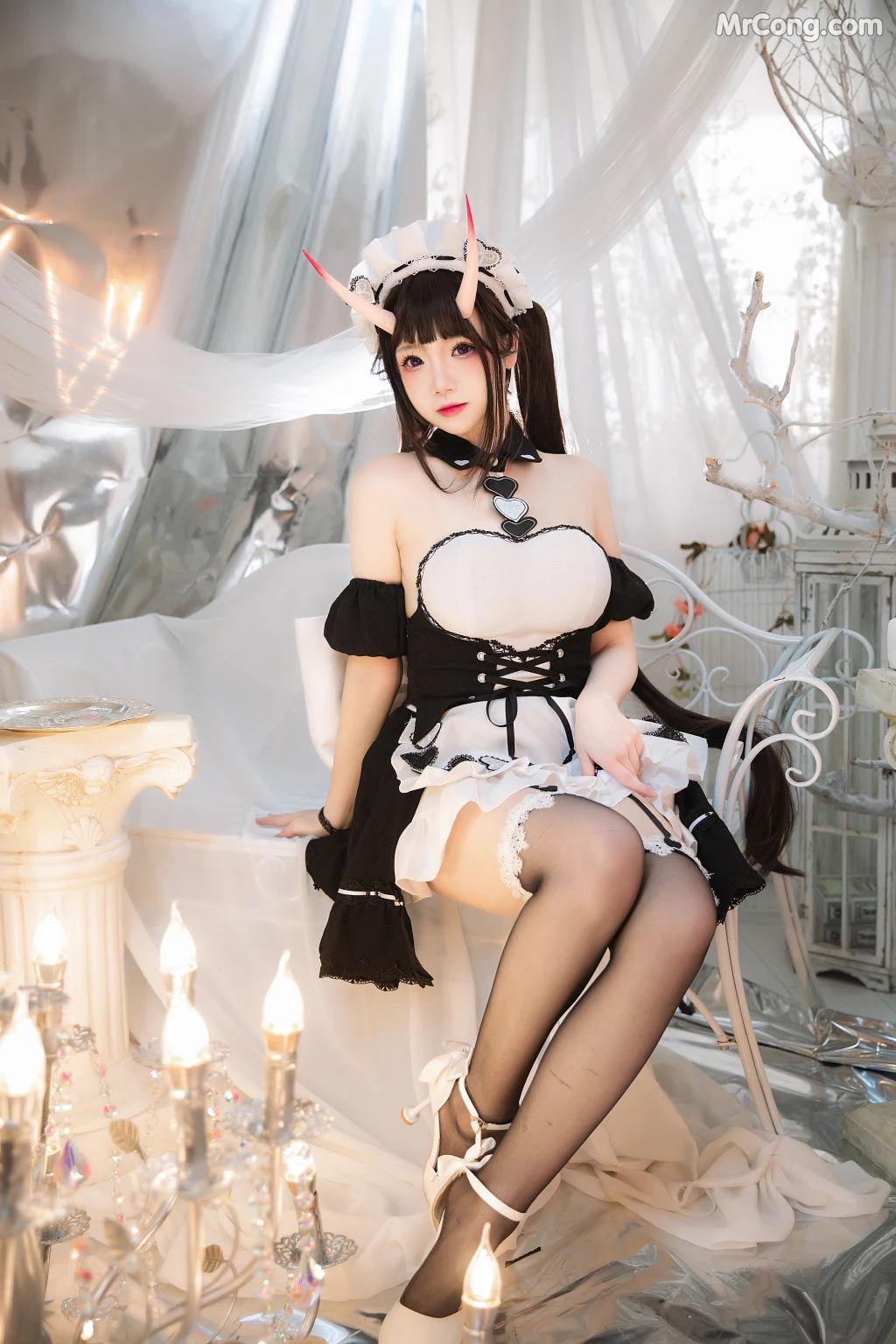 Coser@雪晴Astra (雪晴嘟嘟) Vol.041: 能代女仆 (60 photos) – Page 6