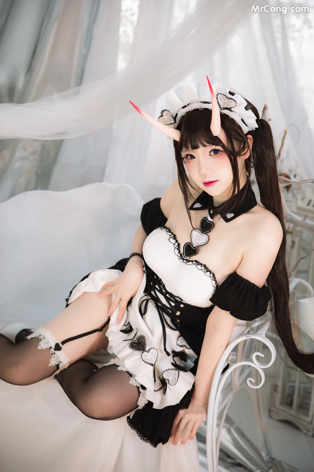 Coser@雪晴Astra (雪晴嘟嘟) Vol.041: 能代女仆 (60 photos) – Page 6