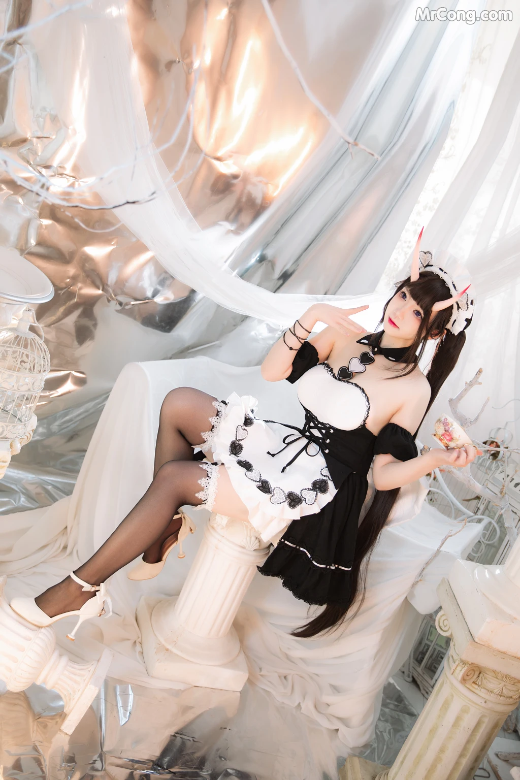 Coser@雪晴Astra (雪晴嘟嘟) Vol.041: 能代女仆 (60 photos) – Page 6