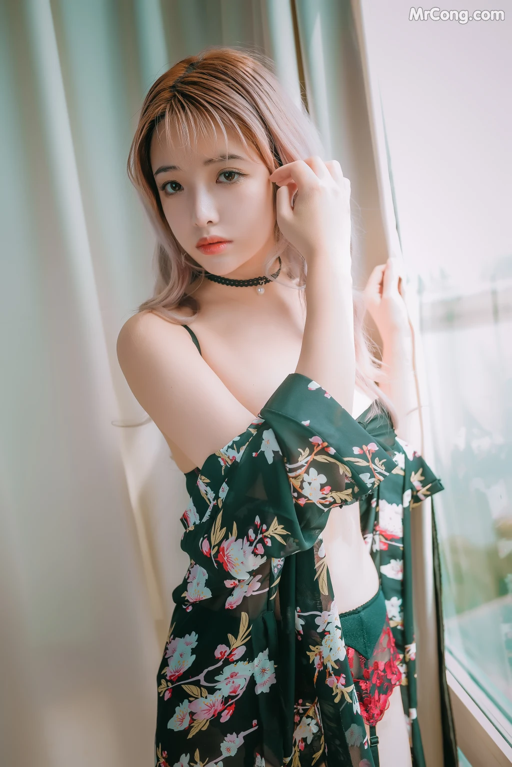 Coser@雯妹不讲道理 No.039: 黑色和风睡衣 (33 photos) – Page 2