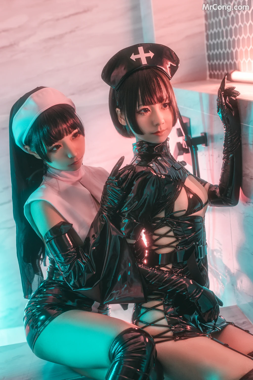 Coser@蠢沫沫 (chunmomo) Vol.071: 修女×护士 (50 photos) – Page 4