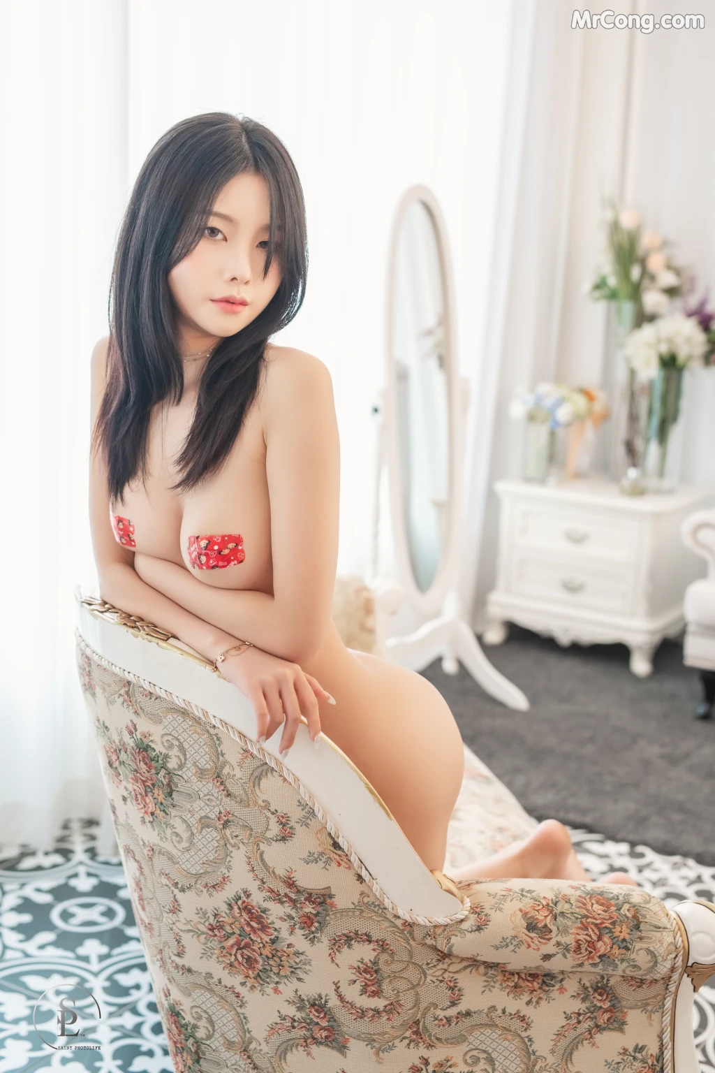 SAINT Photolife – Yuna (유나): Vol.43 Baby Pink (61 photos) – Page 6
