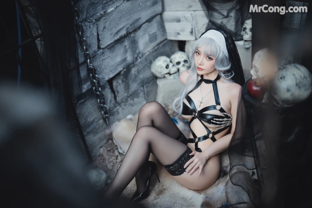 Coser@雯妹不讲道理 No.045: 暗黑修女 (28 photos) – Page 3