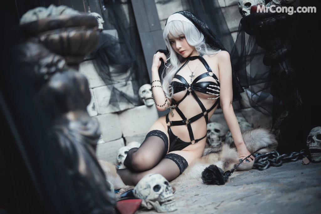 Coser@雯妹不讲道理 No.045: 暗黑修女 (28 photos) – Page 3